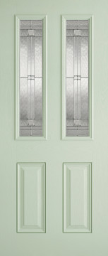 Image of Mailton Green and White Glazed