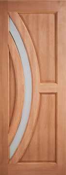 Image of Harrow Hardwood frosted Glass