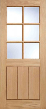 Image of Stratford 6 Light Engineered Oak Door