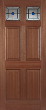 Image of Colonial Toplight Hardwood Door