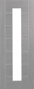 Image of Palermo Glazed Light Grey Door