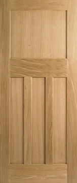 Image of 1930 DX Unfinished Oak Interior Door