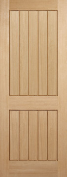 Image of Mexicano 2 Panel Oak Interior Door