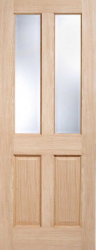 Image of RICHMOND Glazed Unfinished Oak Interior Door