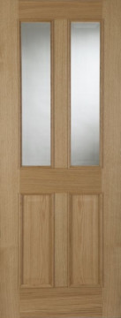 Image of Oxford RM Glazed Oak FD30 Door