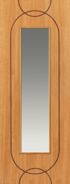 Image of Agua Glazed Oak Door
