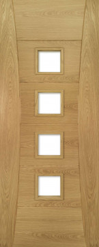 Image of Pamplona Oak Glazed Door