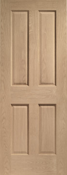 Image of Victorian 4 Panel Oak FD30 Door