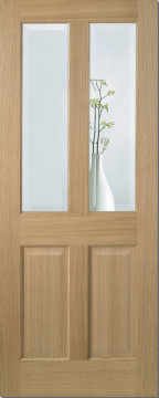 Image of RICHMOND Glazed Pre-finished Oak Interior Door