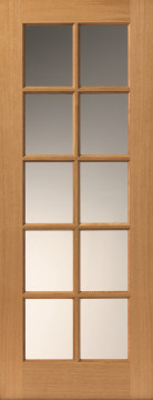 Image of Gisburn Glazed Oak Interior Door